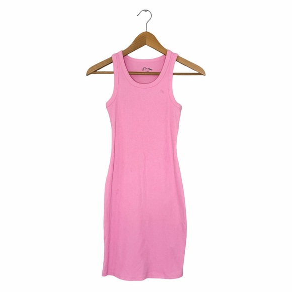 Girls' Ribbed Tank Dress, Art Class, Size Large, Color: Bubble Gum Pink - Picture 1 of 10